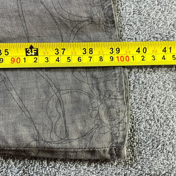 La Fée Maraboutée Roanne Dress Womens S Gray Floral Linen Sleeveless Vacation - Picture 9 of 11